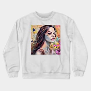 Michelle and butterflies Crewneck Sweatshirt